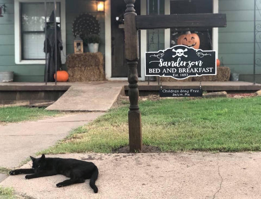 DIY 2pc Hanging Sanderson Porch Sign Workshop