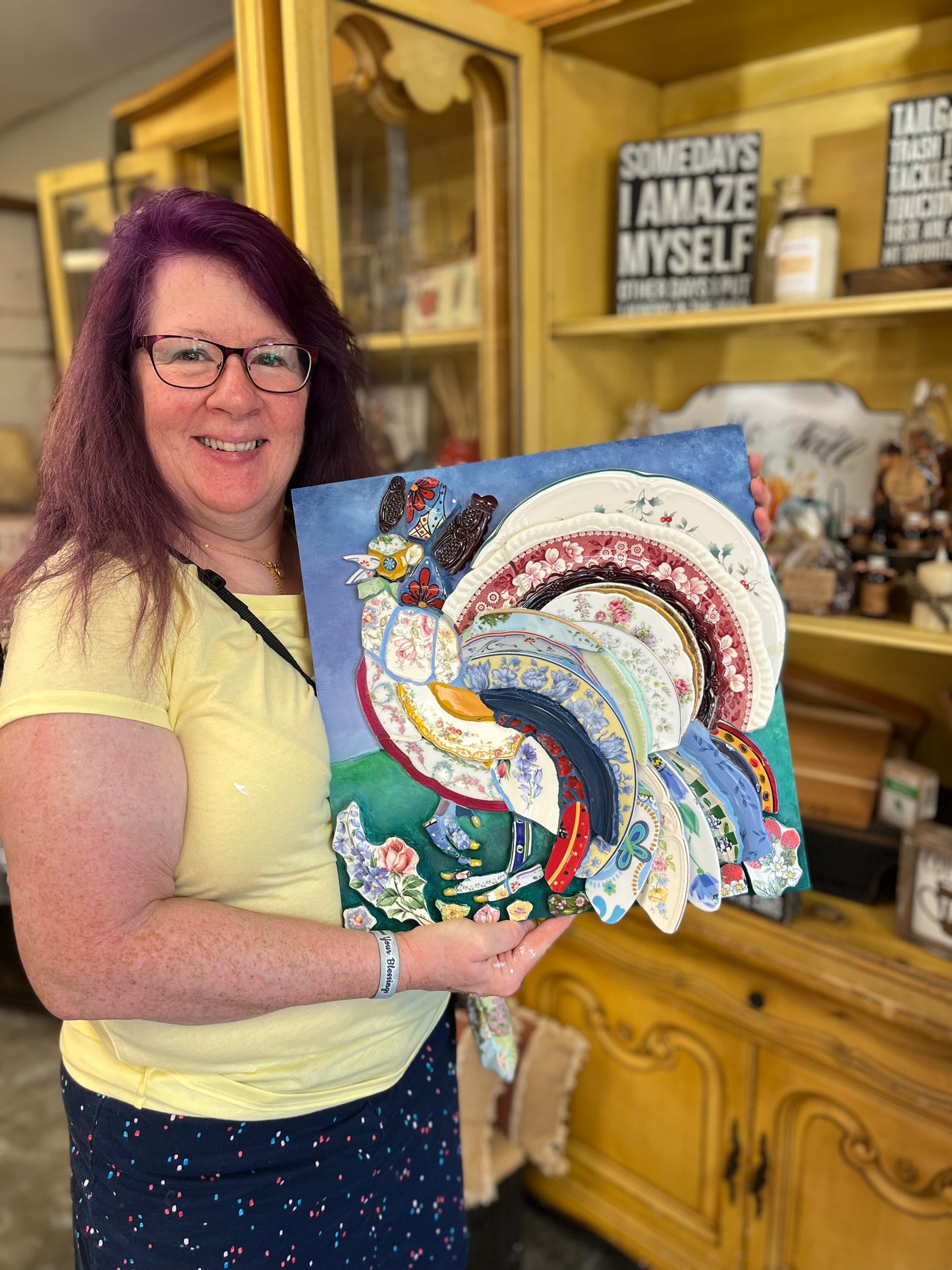 Mosaic Plate DIY Workshop 1/22/23