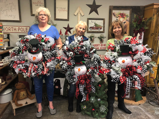 DIY Snowman Wreath Workshop 12/6/19