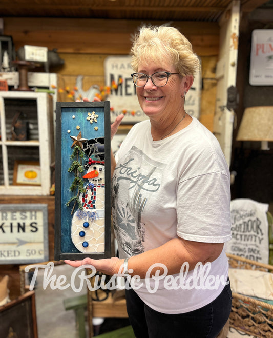 Mosaic Snowman DIY Workshop 12/17/22