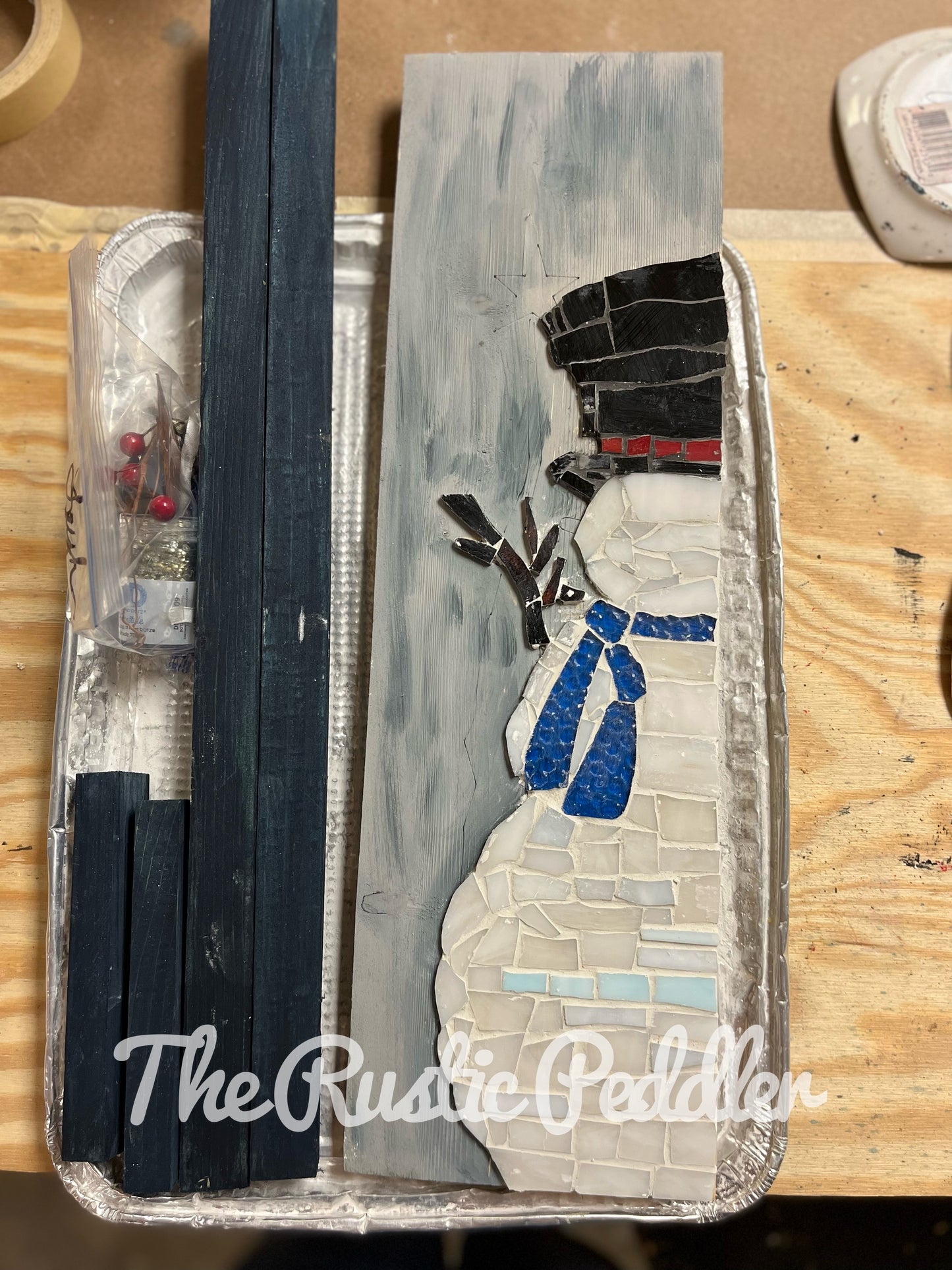 Mosaic Snowman DIY Workshop 12/17/22