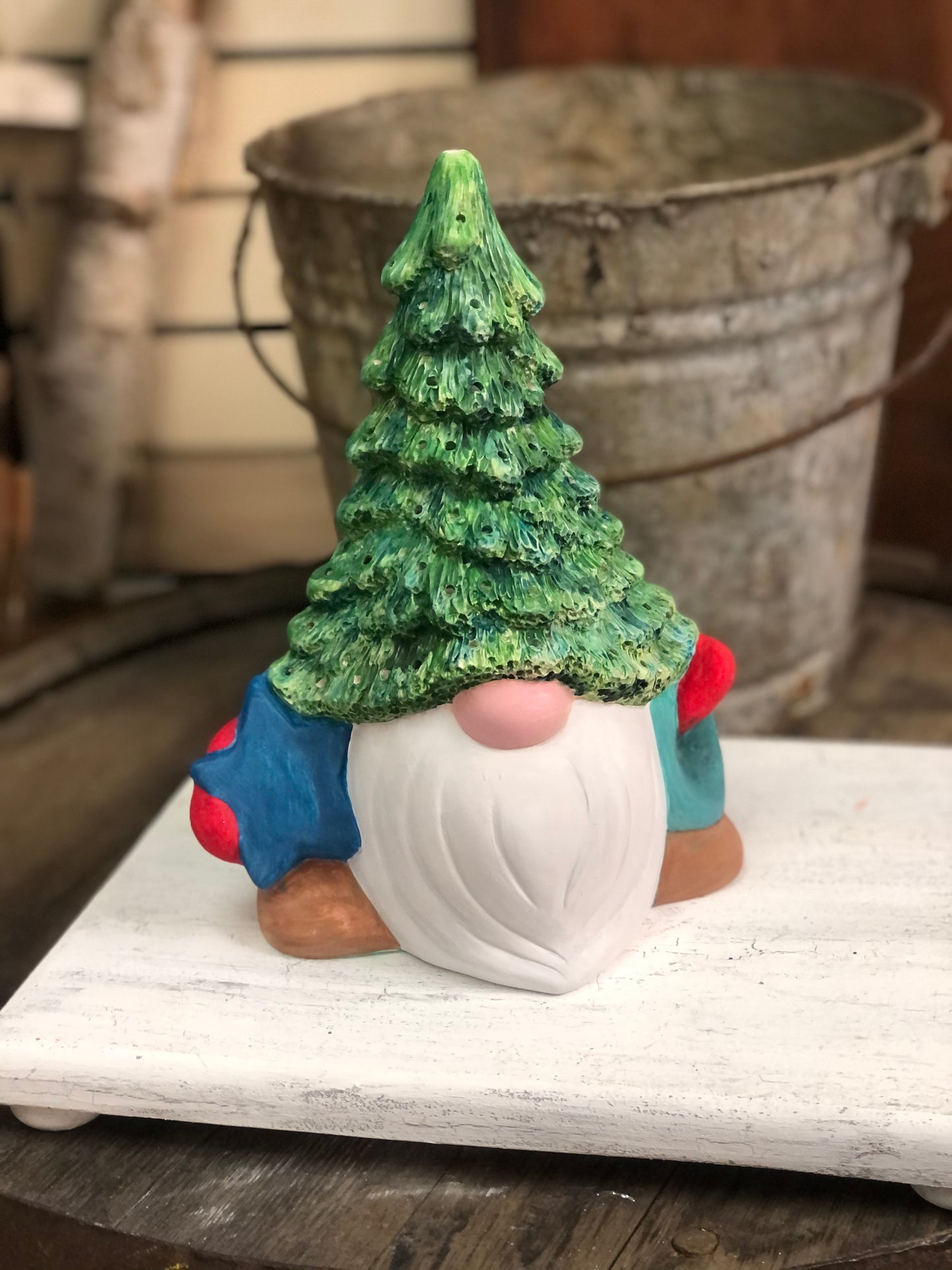 DIY Ceramic Christmas Tree Gnome 7/31/21