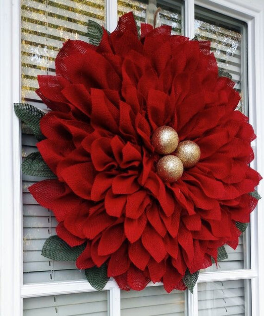 DIY Poinsettia Wreath Workshop 11/20/19