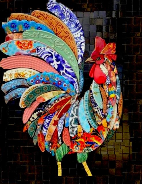 Mosaic Rooster Workshop 5/7/22