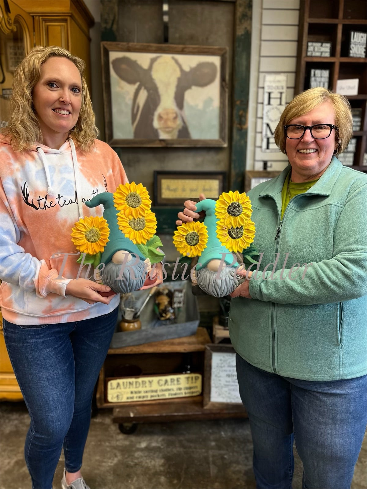 Ceramic Sunflower gnome workshop 4/30/22